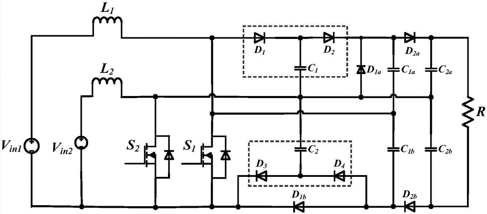 一种开关零电压关断双路输入高增益DC/DC变换器的制造方法与工艺