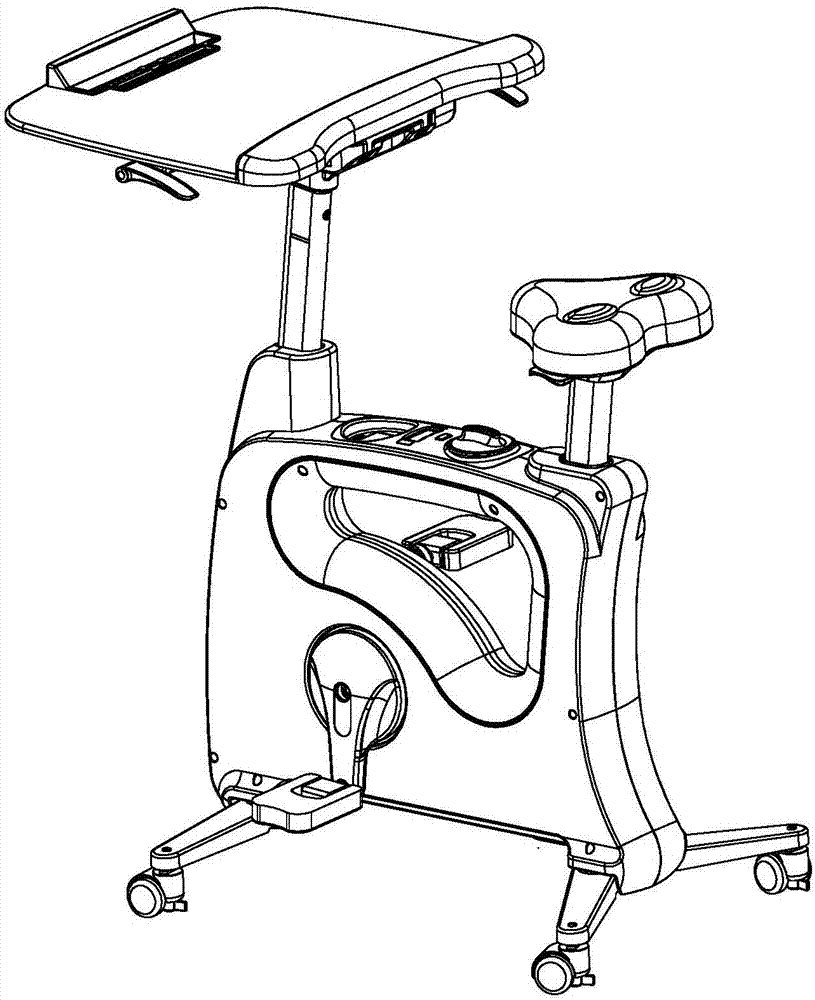 帶桌板健身車的制造方法與工藝