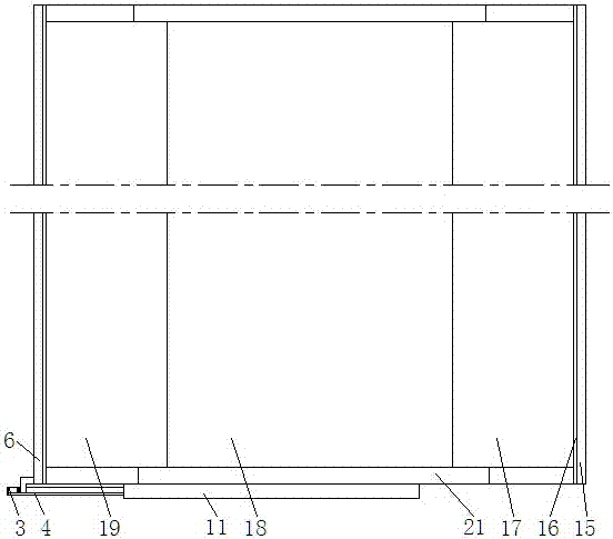 可調(diào)臺面寬度的防火簾面鋪棉工作臺的制造方法與工藝