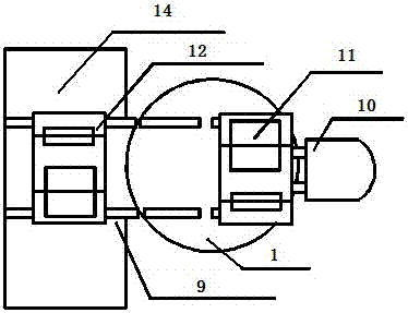 輪胎成型機中采用轉(zhuǎn)臺自動更換物料的方法與流程