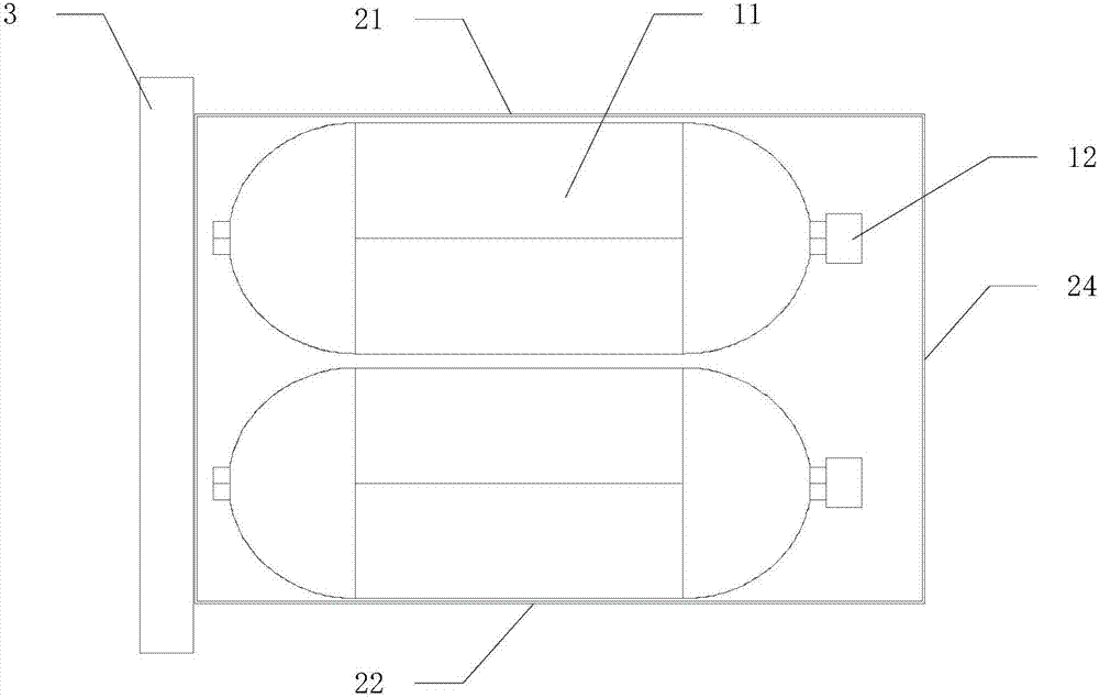 一種氣瓶布置結(jié)構(gòu)及氣瓶安裝方法與流程