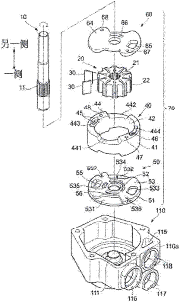叶片泵装置的制造方法