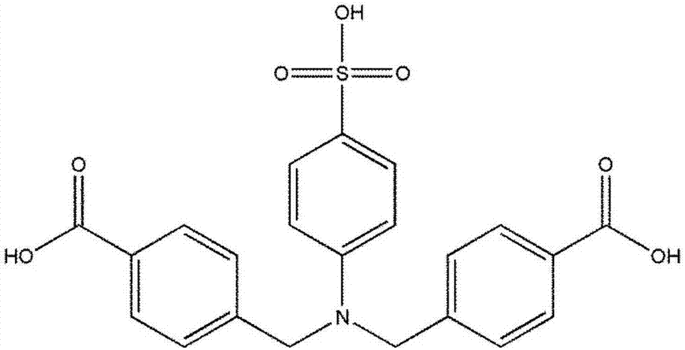 一種熒光材料4?(N,N′?雙(4?羧基芐基)氨基)苯磺酸鎘配合物及合成方法與流程