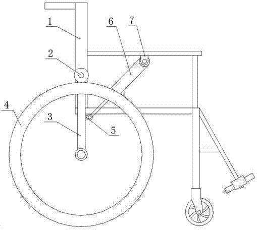 四腳滾動(dòng)自主多功能爬樓輪椅的制造方法與工藝