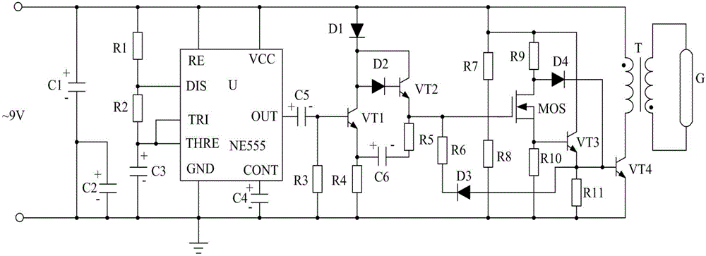 一種線性放大式臭氧發(fā)生器用驅動電路的制造方法與工藝