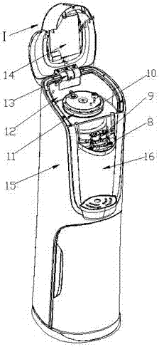 一种可以上下旋转开关的饮水机显示面板的制造方法与工艺