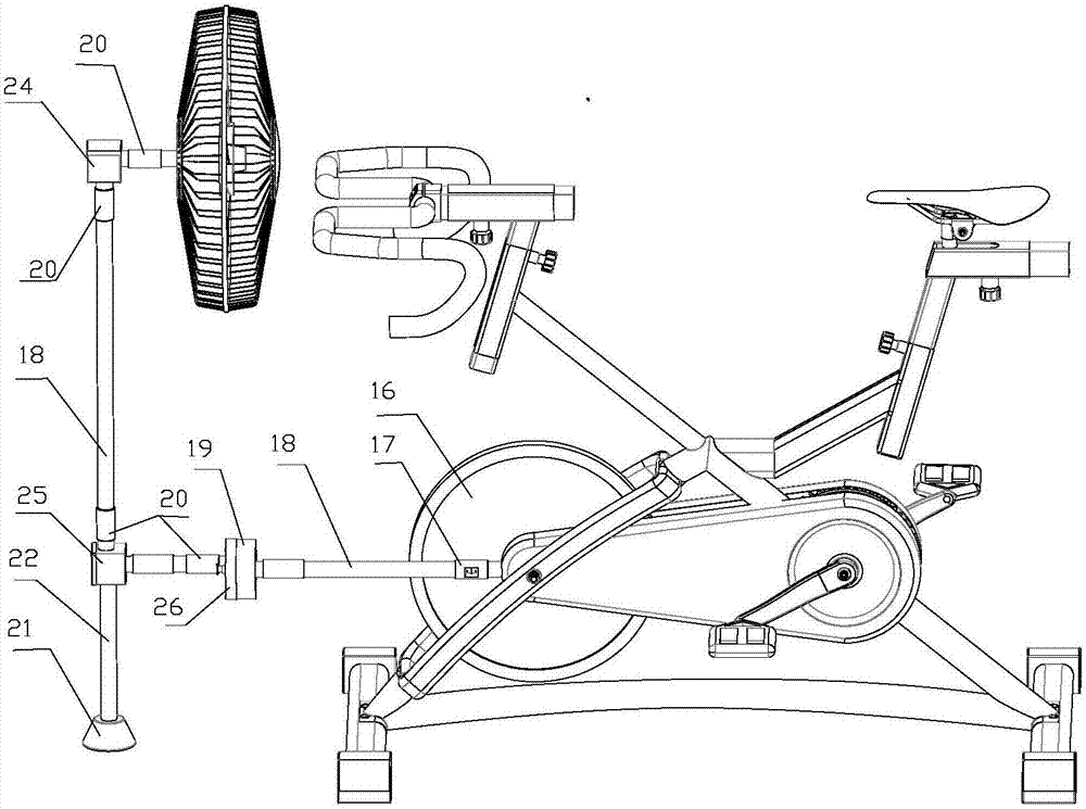 帶風(fēng)扇的健身自行車的制造方法與工藝