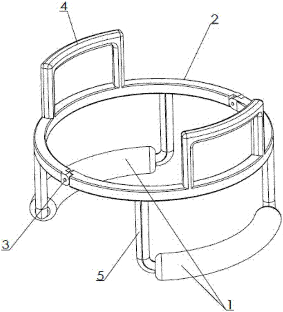 一种折叠式弧形催乳按摩器的制造方法与工艺