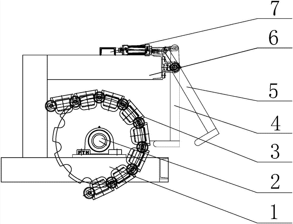 一种链式铸锭机的双气锤脱模装置的制造方法