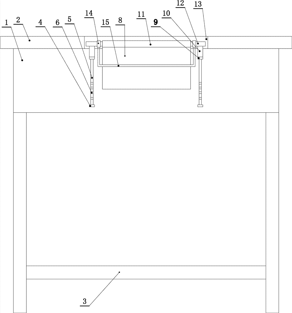 学生读写桌的制造方法与工艺