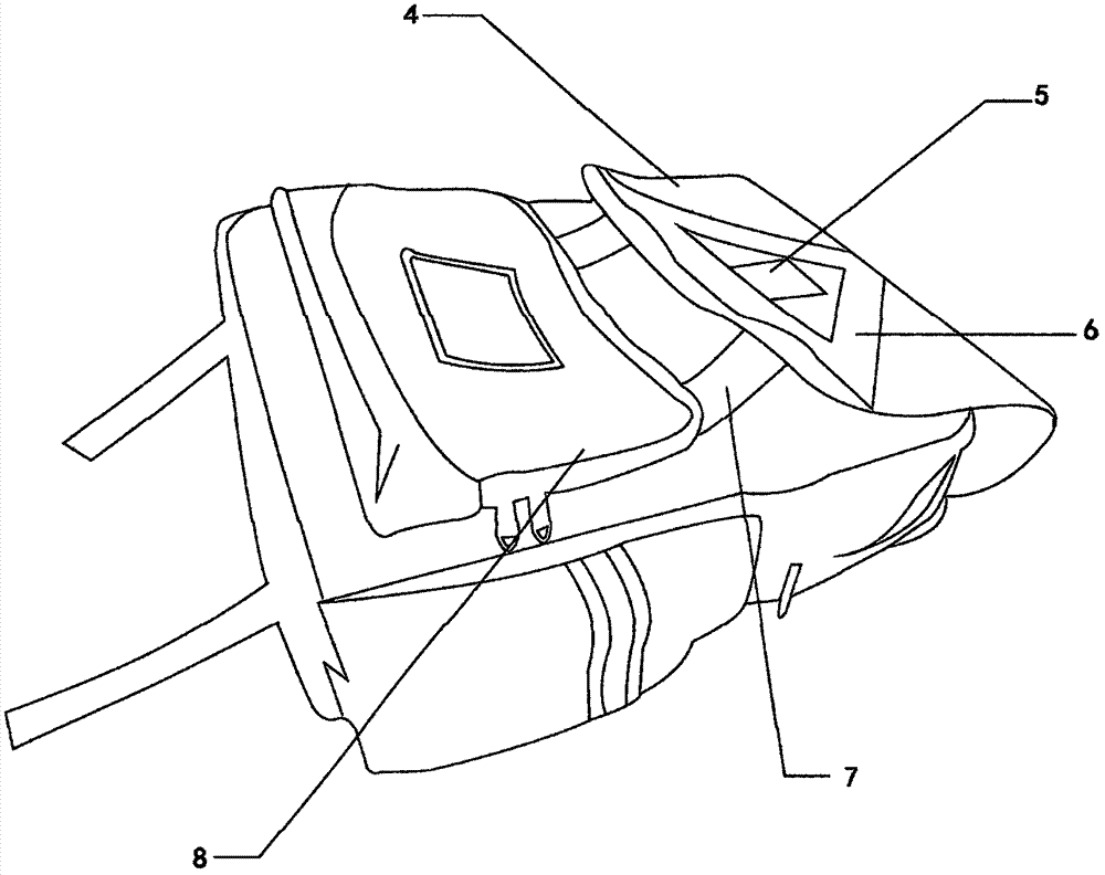 一種學(xué)生款應(yīng)急背包的制造方法與工藝