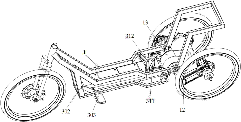 主动控制车身倾斜的双后轮三轮车的制造方法与工艺
