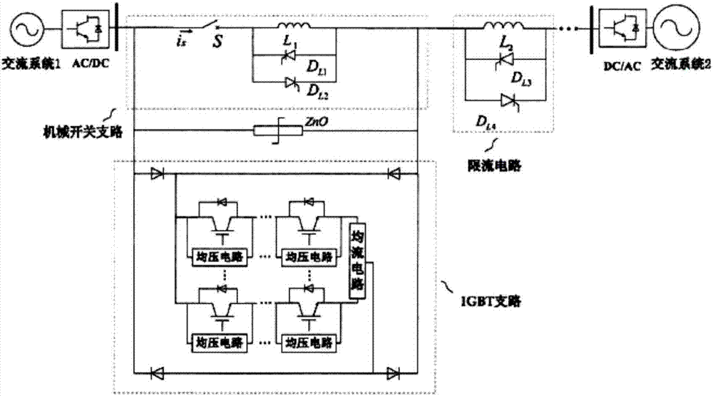 混合式直流斷路器的拓?fù)浣Y(jié)構(gòu)的制造方法與工藝