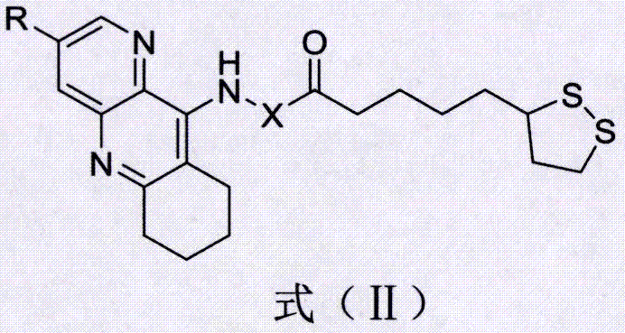 硫辛酸?他克林類似基團異二聯(lián)體及其治療阿爾茲海默癥的應用的制造方法與工藝