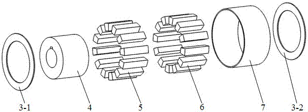 一种用于正交轴传动的表贴‑Halbach阵列式永磁面齿轮组的制造方法与工艺