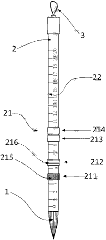 一種可調(diào)節(jié)標(biāo)準(zhǔn)握筆位置的毛筆的制造方法與工藝