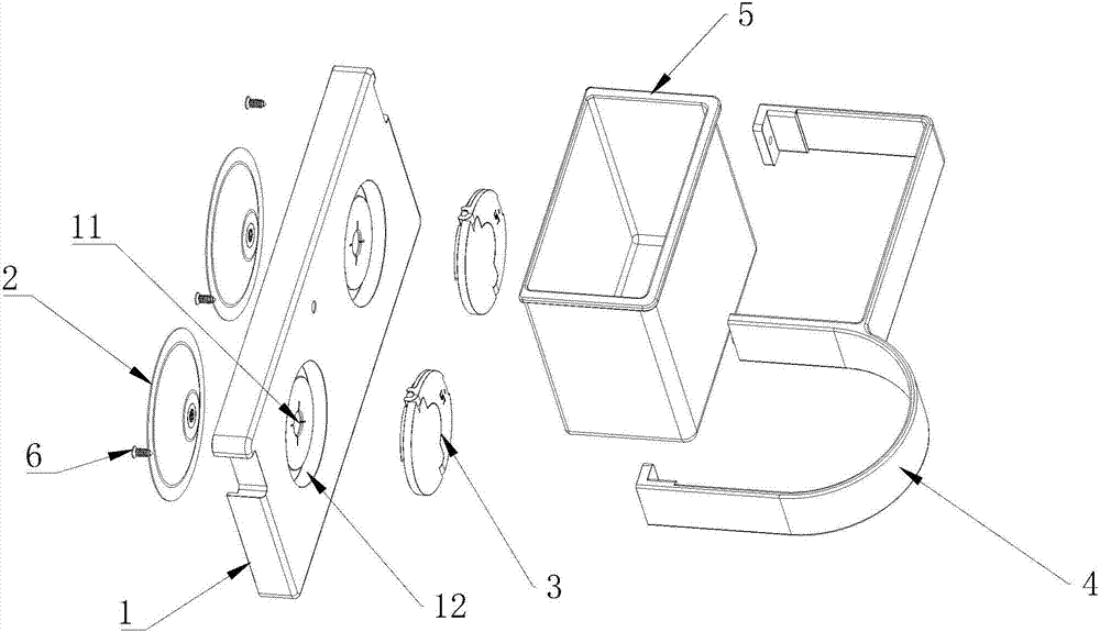 一种吸盘座安装座和卡箍连接结构的制造方法与工艺