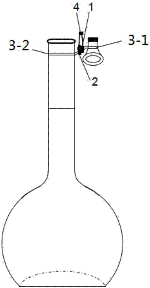 一种容量瓶瓶盖固定器的制造方法与工艺