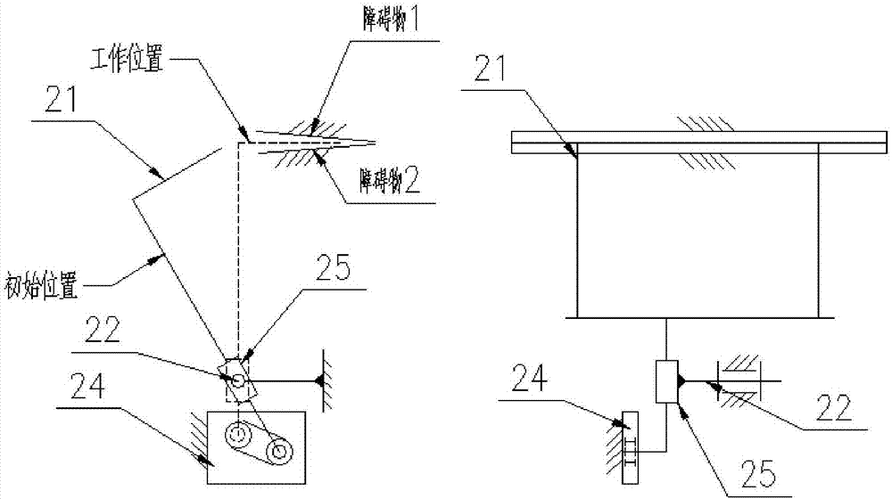 一種L型爪旋轉插入小間隙的機構的制造方法與工藝