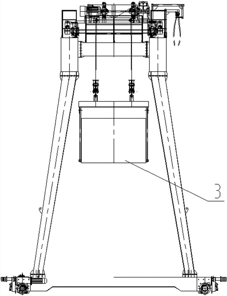 一種四鉤吊運(yùn)翻斗起重機(jī)的制造方法與工藝