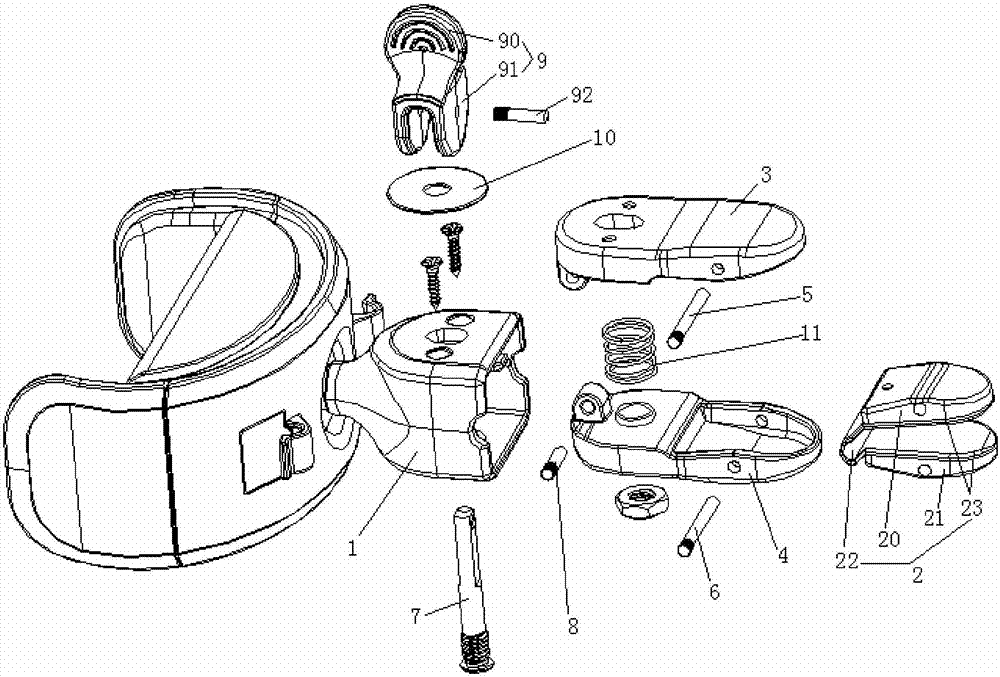 一種車(chē)載出風(fēng)口手機(jī)支架固定機(jī)構(gòu)的制造方法與工藝