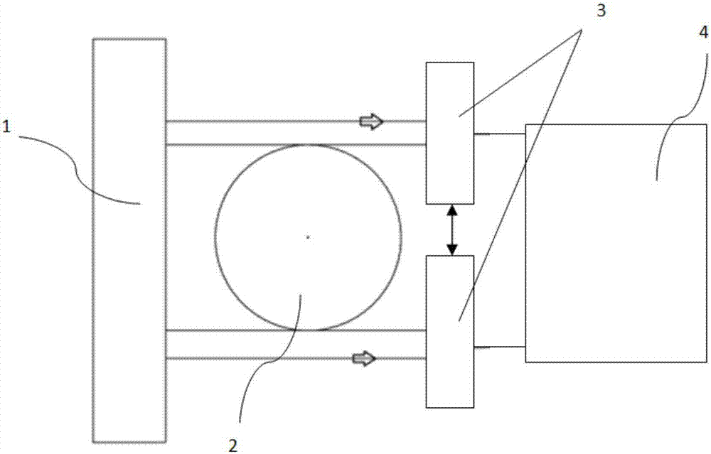 一種光幕式軸類零件測量儀測頭裝置及其測量方法與流程