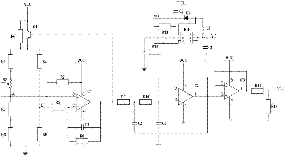 恒溫差熱式流量傳感器的流量檢測電路的制造方法與工藝