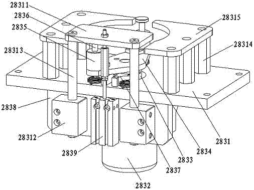 膜片盘簧上料机的盘簧出料装置的制造方法
