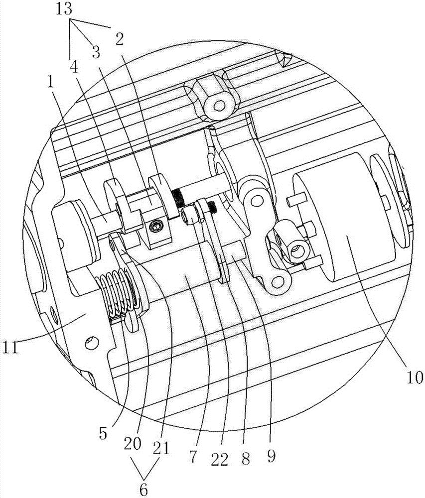 一种电脑平车的双凸轮驱动结构的制造方法与工艺