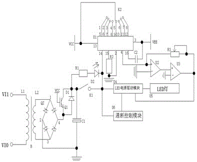 一種LED驅(qū)動(dòng)電源調(diào)光關(guān)斷控制電路的制造方法與工藝