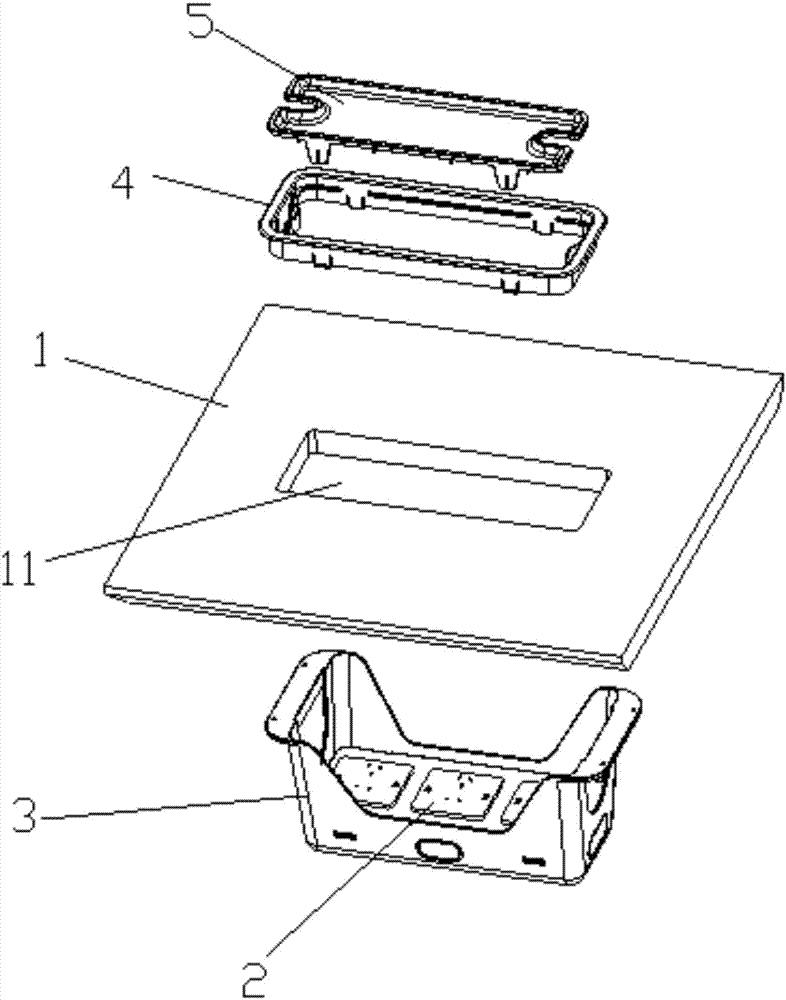 一种桌用插座架的制造方法与工艺