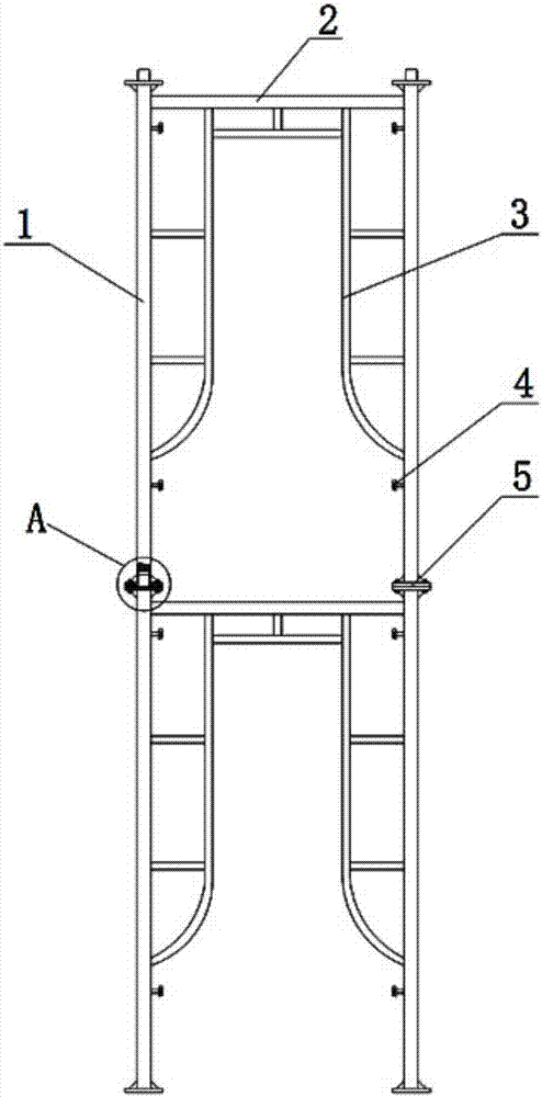 一种基于门型脚手架的窄式门架的制造方法与工艺