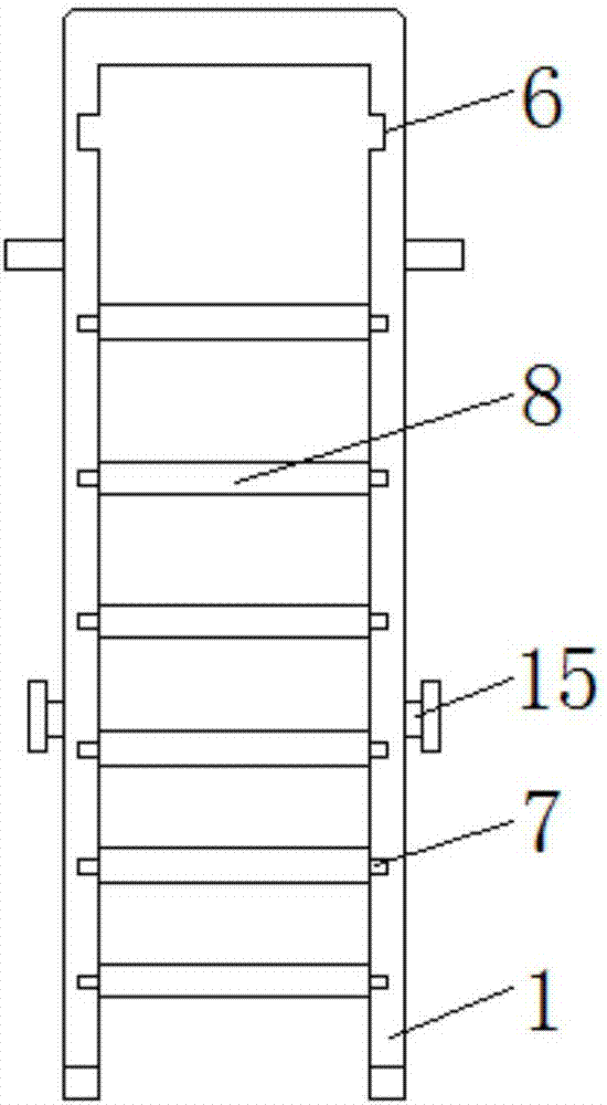 一種具有安全保護(hù)功能的園林修建用折疊梯的制造方法與工藝