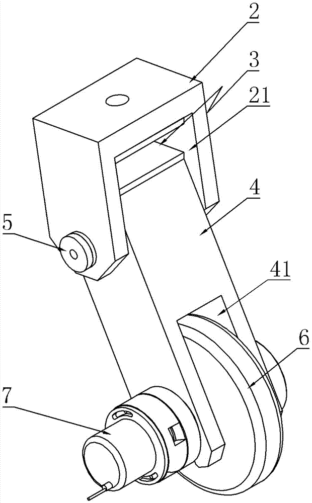 一种测速设备的滚轮支撑装置的制造方法