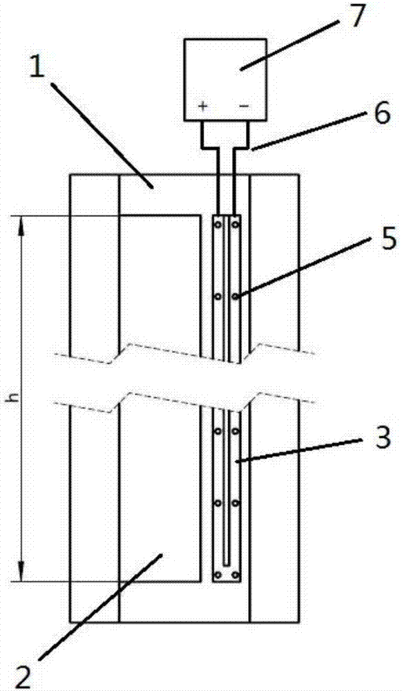 一种焦耳热源闸门门槽防冰冻系统的制造方法与工艺