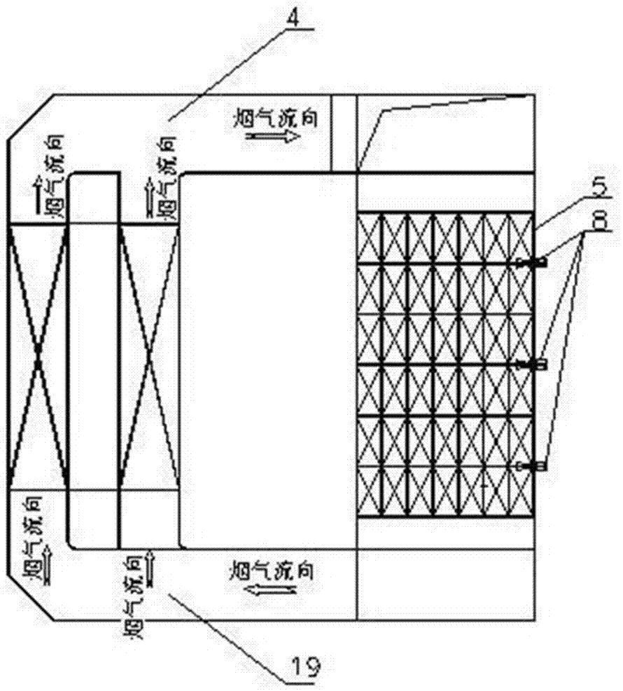 脱硝系统,它包括与锅炉依次连接的高温空预器,低温省煤器壳和scr反应