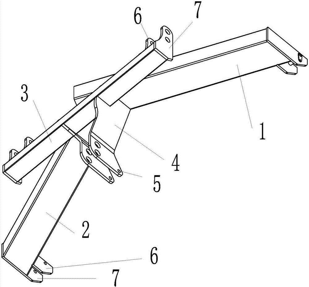 V型深松機(jī)主機(jī)架的制造方法與工藝