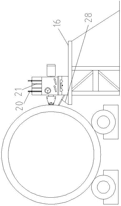 烧结混合机托圈的现场铣削装置及其铣削方法与流程