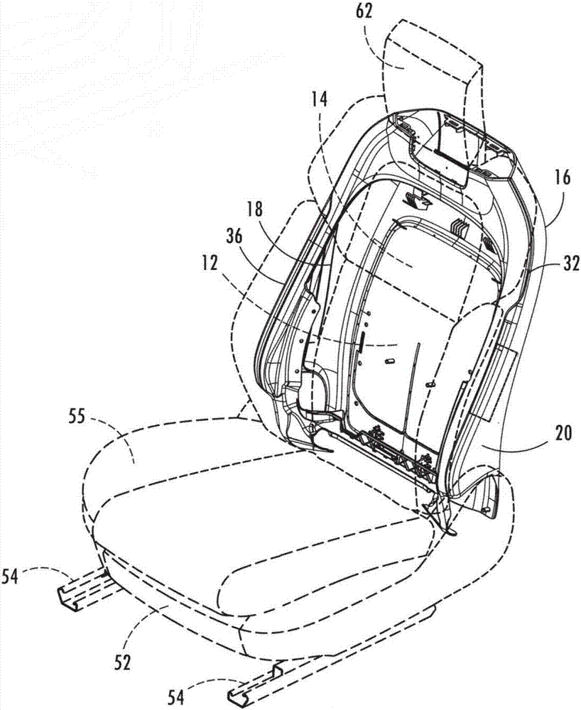 用于侧安全气囊展开的座椅靠背柔性滑动平面接合部的制造方法与工艺