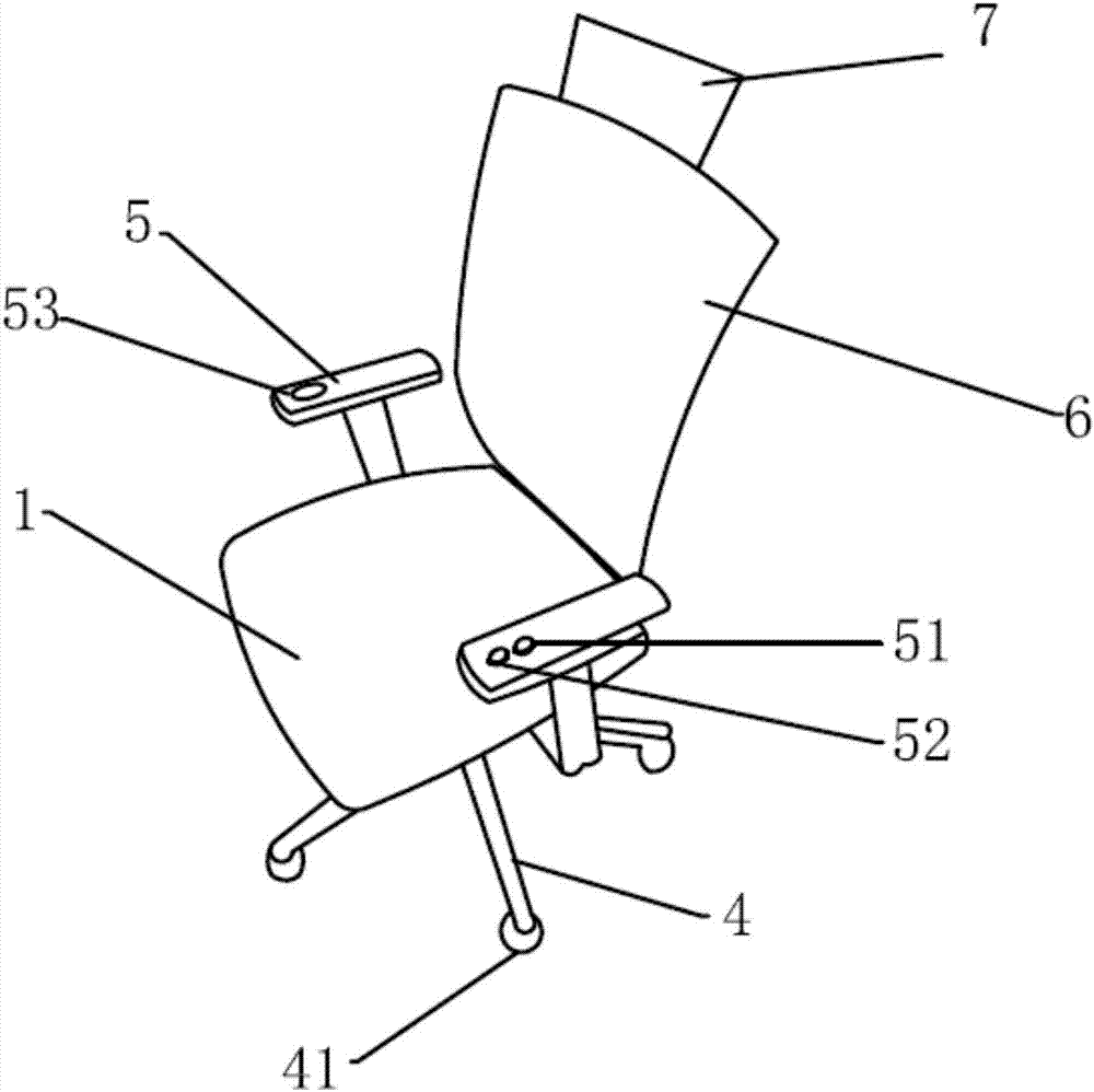 可自动手动调节的办公椅的制作方法