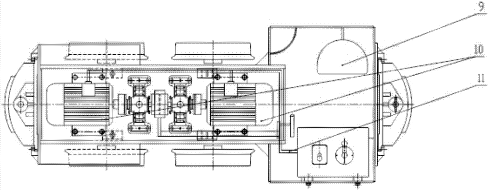 一種永磁無(wú)刷直流電機(jī)架線式雙電機(jī)車的制造方法與工藝