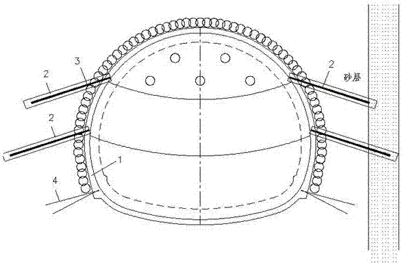 控制隧道初期支护沉降收敛的锁脚桩支护结构的制造方法与工艺