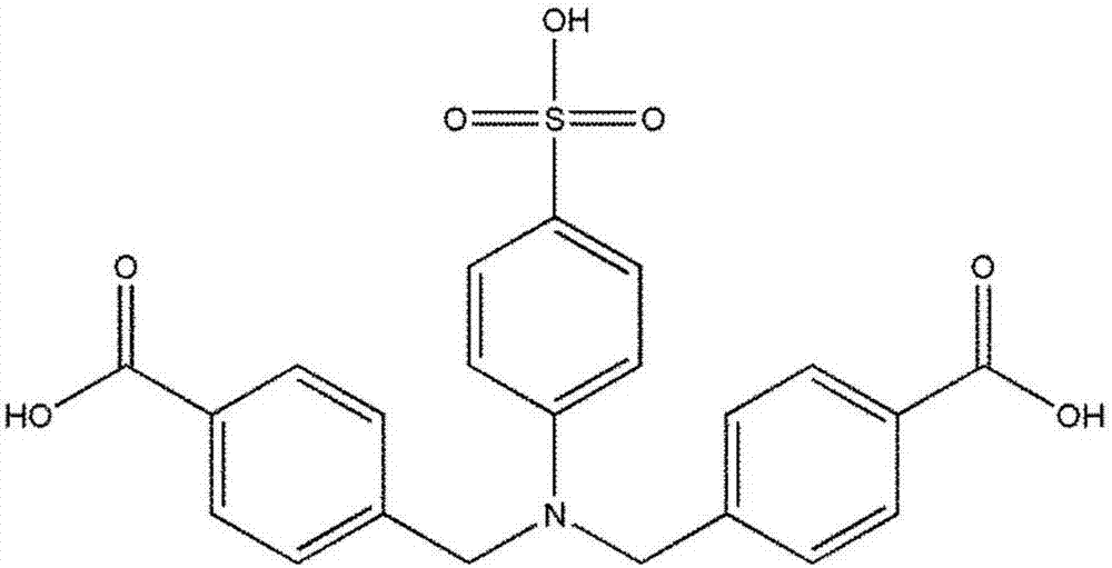 一种荧光材料4‑(N,N′‑双(4‑羧基苄基)氨基)苯磺酸锰配合物及合成方法与流程