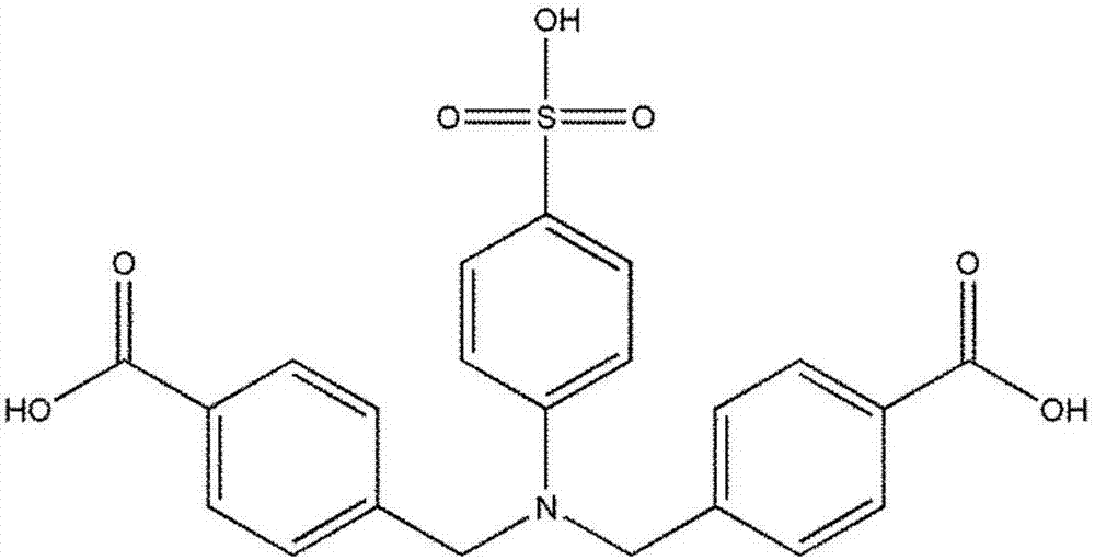 一種熒光材料4?(N,N′?雙(4?羧基芐基)氨基)苯磺酸錳配合物及合成方法與流程