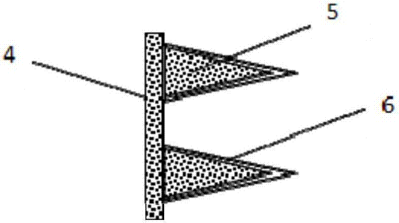一种角锥蜂窝结构吸波材料的制造方法与工艺