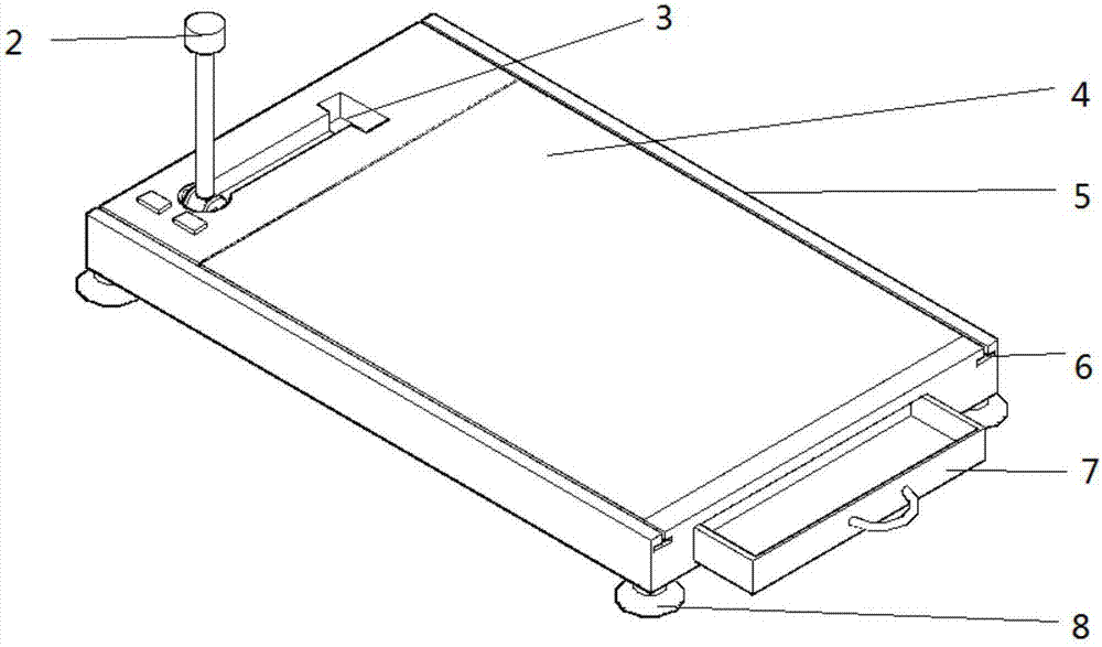 一种带有伸缩保护盖的计算机手写输入板的制造方法与工艺