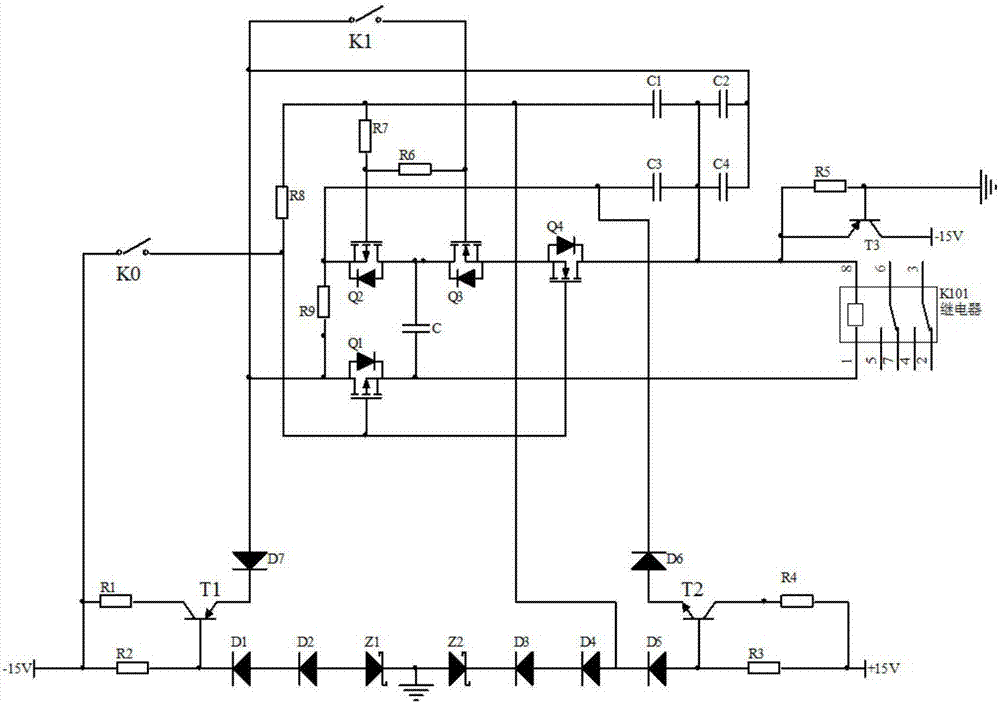 一種帶電壓保護(hù)的磁保持繼電器驅(qū)動(dòng)電路的制造方法與工藝