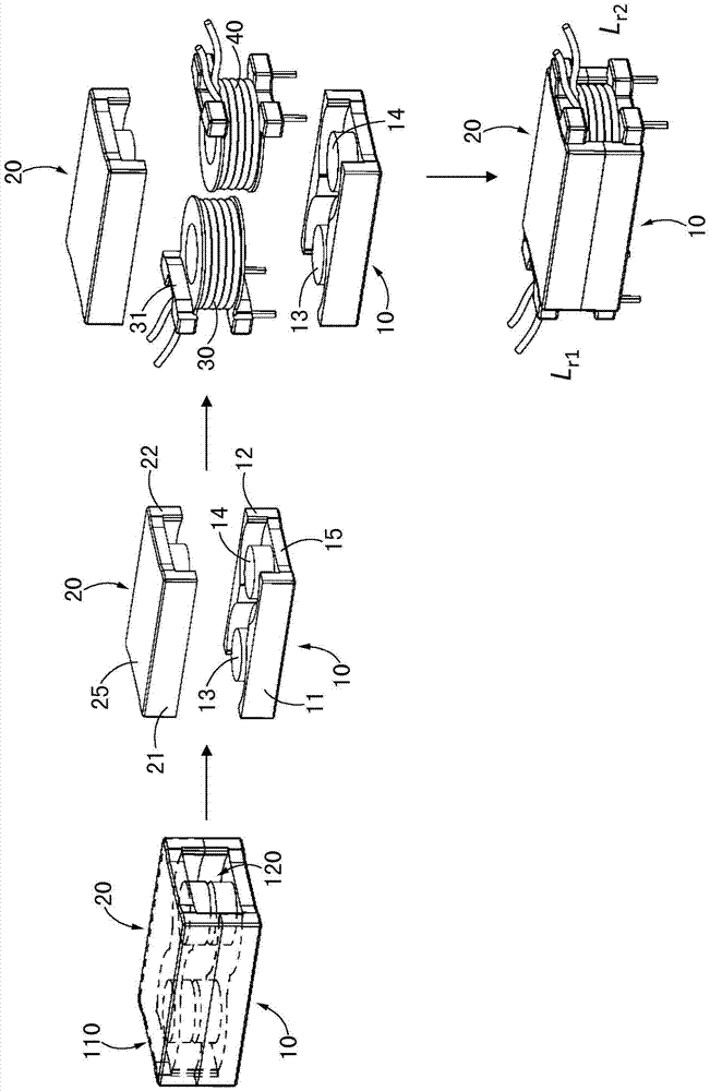 多路并联的谐振变换器、电感集成磁性元件和变压器集成磁性元件的制造方法与工艺