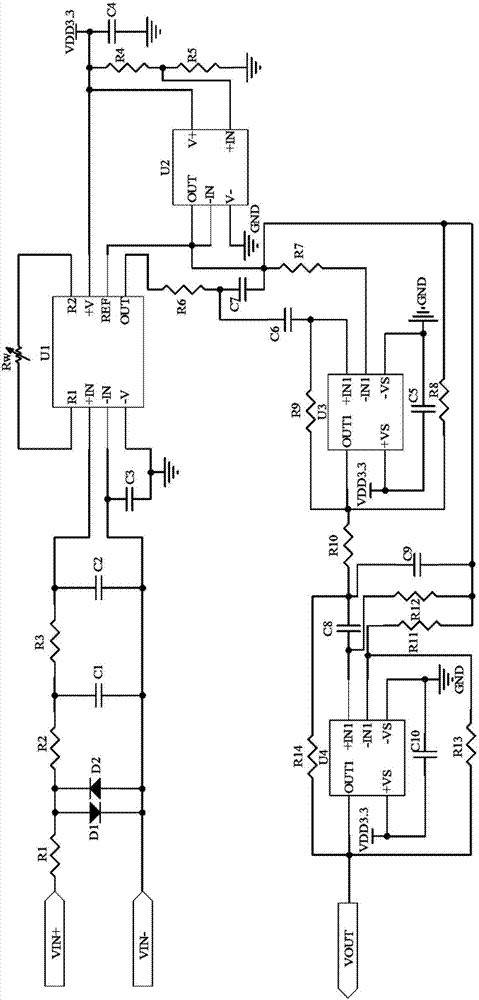 用于井下工程參數(shù)測量信號的多級混合濾波電路及方法與流程