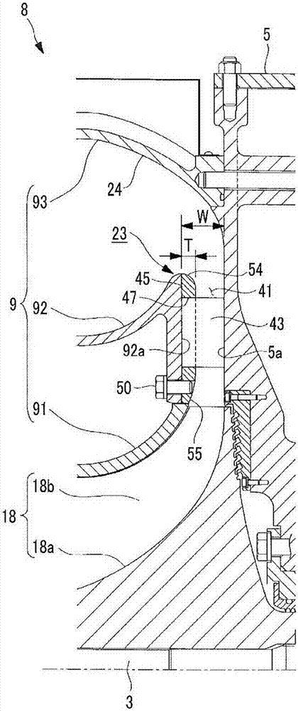 壓縮機(jī)、具備這種壓縮機(jī)的增壓器及壓縮機(jī)的噴口通道寬度調(diào)整方法與流程